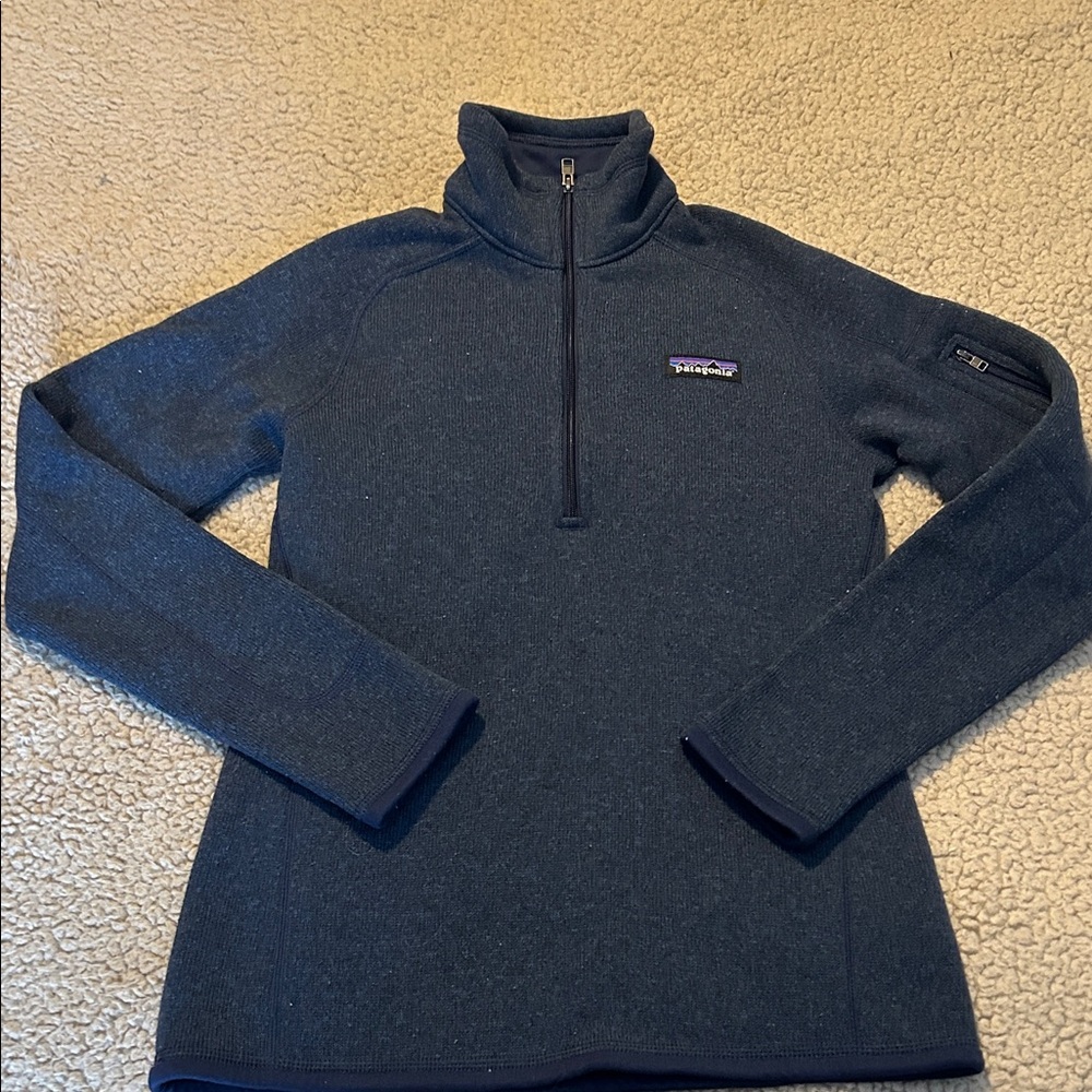 Patagonia Navy 1/4 Zip Pullover